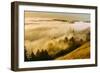 Golden Fog Landscape Mount Tamalpais San Francisco-Vincent James-Framed Photographic Print