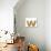 Golden Font. Letter 'W'.Lower Case-ayvengo-Art Print displayed on a wall