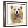 Golden Forest - Bear-null-Framed Giclee Print