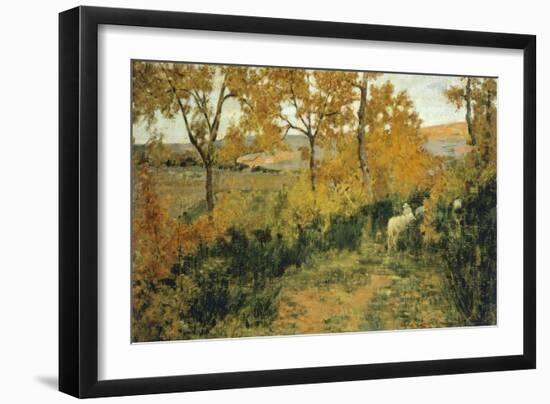 Golden Forest in Montemiccioli, 1891-Niccolo Cannicci-Framed Giclee Print