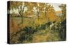 Golden Forest in Montemiccioli, 1891-Niccolo Cannicci-Stretched Canvas