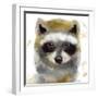 Golden Forest - Raccoon-null-Framed Giclee Print