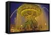 Golden Fountain I-Maureen Love-Framed Stretched Canvas