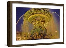 Golden Fountain I-Maureen Love-Framed Photographic Print