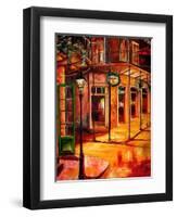 Golden French Quarter-Diane Millsap-Framed Art Print