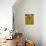 Golden Garden Sunflowers & Marigolds-null-Mounted Art Print displayed on a wall