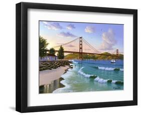 Golden Gate 1940-Eduardo Camoes-Framed Premium Giclee Print