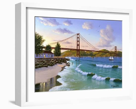 Golden Gate 1940-Eduardo Camoes-Framed Giclee Print