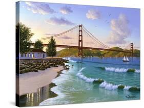 Golden Gate 1940-Eduardo Camoes-Stretched Canvas