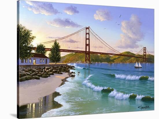 Golden Gate 1940-Eduardo Camoes-Stretched Canvas