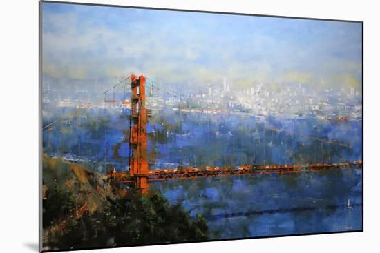 Golden Gate Afternoon-Mark Lague-Mounted Art Print