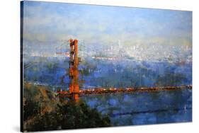 Golden Gate Afternoon-Mark Lague-Stretched Canvas