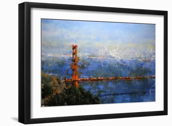 Golden Gate Afternoon-Mark Lague-Framed Art Print