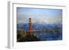 Golden Gate Afternoon-Mark Lague-Framed Art Print