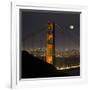 Golden Gate and Moon-Moises Levy-Framed Photographic Print