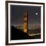 Golden Gate and Moon-Moises Levy-Framed Photographic Print