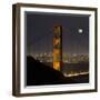 Golden Gate and Moon-Moises Levy-Framed Photographic Print