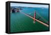 Golden Gate Bridge Aloft-Steve Gadomski-Framed Stretched Canvas