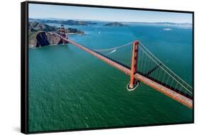 Golden Gate Bridge Aloft-Steve Gadomski-Framed Stretched Canvas