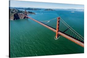 Golden Gate Bridge Aloft-Steve Gadomski-Stretched Canvas