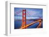 Golden Gate Bridge and Bay Ca-null-Framed Art Print