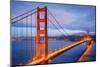 Golden Gate Bridge and Bay Ca-null-Mounted Art Print