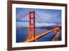 Golden Gate Bridge and Bay Ca-null-Framed Art Print