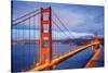 Golden Gate Bridge and Bay Ca-null-Stretched Canvas