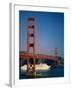 Golden Gate Bridge and Cruise Ship, San Francisco, California, USA-Steve Vidler-Framed Photographic Print