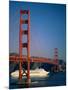 Golden Gate Bridge and Cruise Ship, San Francisco, California, USA-Steve Vidler-Mounted Photographic Print