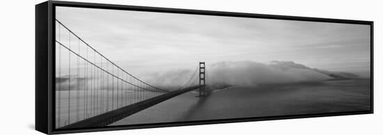Golden Gate Bridge and Fog San Francisco Ca-null-Framed Stretched Canvas