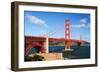 Golden Gate Bridge and Fort Point in the Morning-Stanislav Volik-Framed Photographic Print