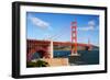 Golden Gate Bridge and Fort Point in the Morning-Stanislav Volik-Framed Photographic Print