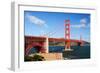 Golden Gate Bridge and Fort Point in the Morning-Stanislav Volik-Framed Photographic Print