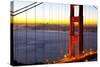 Golden Gate Bridge and San Francisco Skyline at Dawn-Miles-Stretched Canvas