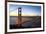 Golden Gate Bridge and San Francisco Skyline at Dawn-Miles-Framed Photographic Print