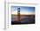 Golden Gate Bridge and San Francisco Skyline at Dawn-Miles-Framed Photographic Print