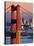 Golden Gate Bridge and San Francisco Skyline-Paul Souders-Stretched Canvas