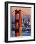 Golden Gate Bridge and San Francisco Skyline-Paul Souders-Framed Premium Photographic Print