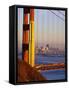 Golden Gate Bridge and San Francisco Skyline-Paul Souders-Framed Stretched Canvas