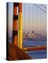 Golden Gate Bridge and San Francisco Skyline-Paul Souders-Stretched Canvas