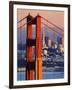 Golden Gate Bridge and San Francisco Skyline-Paul Souders-Framed Photographic Print