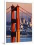 Golden Gate Bridge and San Francisco Skyline-Paul Souders-Framed Photographic Print