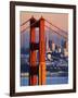 Golden Gate Bridge and San Francisco Skyline-Paul Souders-Framed Photographic Print