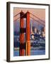 Golden Gate Bridge and San Francisco Skyline-Paul Souders-Framed Photographic Print