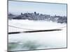 Golden Gate Bridge and the San Francisco Skyline Floating Above the Fog on a Foggy Day in San Franc-Gavin Hellier-Mounted Photographic Print