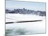 Golden Gate Bridge and the San Francisco Skyline Floating Above the Fog on a Foggy Day in San Franc-Gavin Hellier-Mounted Photographic Print