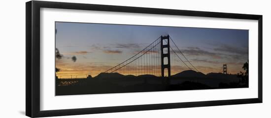 Golden Gate Bridge at Dusk, San Francisco, California-Anna Miller-Framed Photographic Print