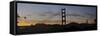 Golden Gate Bridge at Dusk, San Francisco, California-Anna Miller-Framed Stretched Canvas