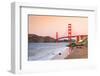 Golden Gate Bridge at Dusk, Sun Francisco-sborisov-Framed Photographic Print